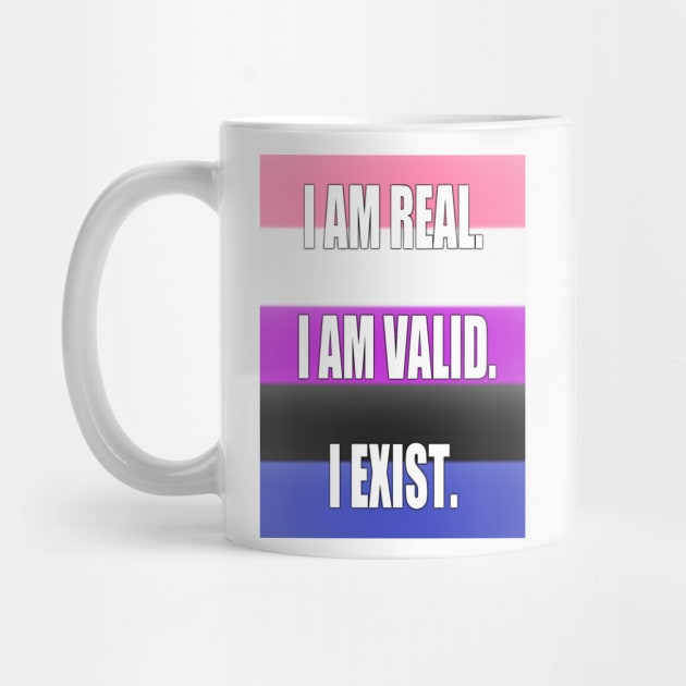 Gender Fluid Pride: I am... by The Curio Art Shop